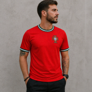 Camisa Portugal 2026/27 Vermelha | Edição Especial Copa do Mundo | Uniforme Estilo Jogador | Conforto Premium