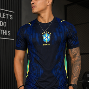LANÇAMENTO 26/27! Novo Uniforme Azul da Seleção Brasileira  – Versão Torcedor + FRETE GRÁTIS!