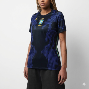 Camiseta Brasil Azul 2026 Feminina