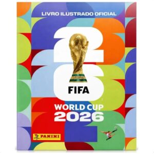 ÁLBUM OFICIAL FIFA WORLD CUP 2026™ CAPA BROCHURA – FIGURINHAS COPA DO MUNDO