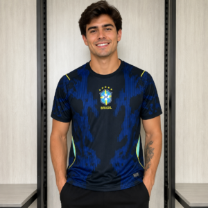 LANÇAMENTO 26/27! Novo Uniforme Azul da Seleção Brasileira  – Versão Torcedor + FRETE GRÁTIS!
